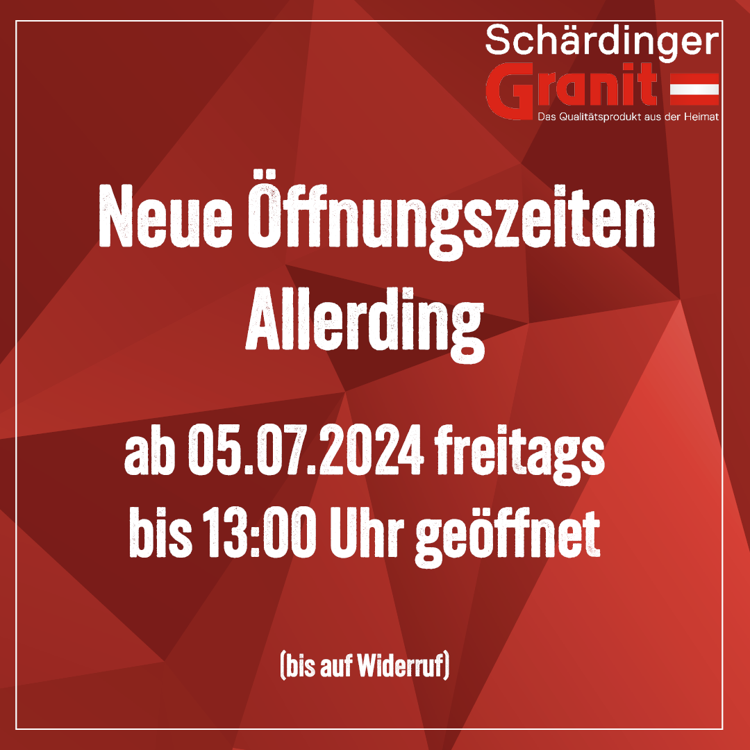 Neue Öffnungszeiten